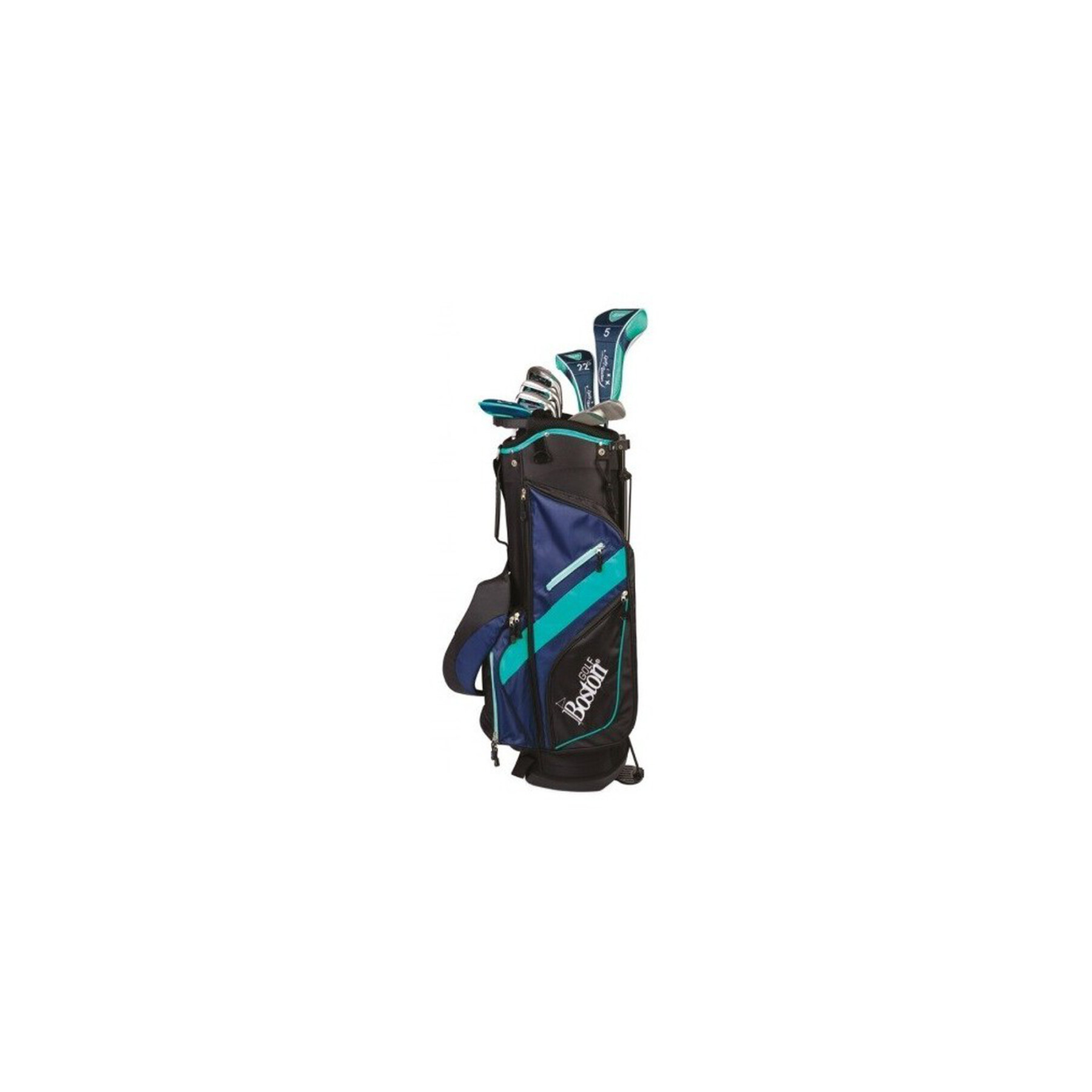 Kit (bolsa + 11 palos) mujer diestra Boston Golf canberra 8.5" 1/2 série