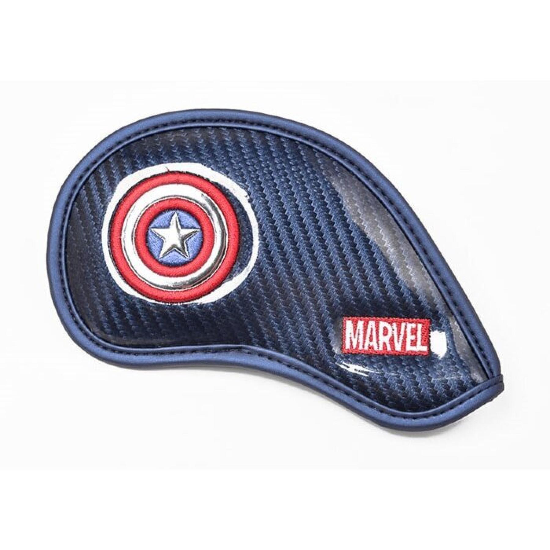 Juego de 9 fundas de hierro Volvik Marvel Captain America