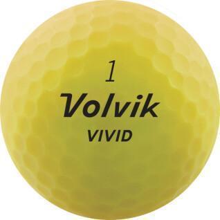Paquete de 12 bolas de golf Volvik Vivid