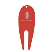 Tenedor de golf de plástico con logotipo Lorente