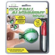 Pelota de golf Softspikes alignment tool