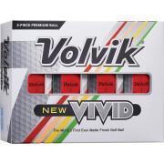 Paquete de 12 bolas de golf Volvik Vivid