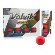 Paquete de 12 pelotas de golf Volvik Vivid rose
